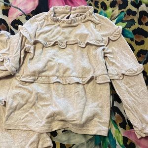 Art class long sleeve shirt no stains or tears, no piling, no seem breakage.